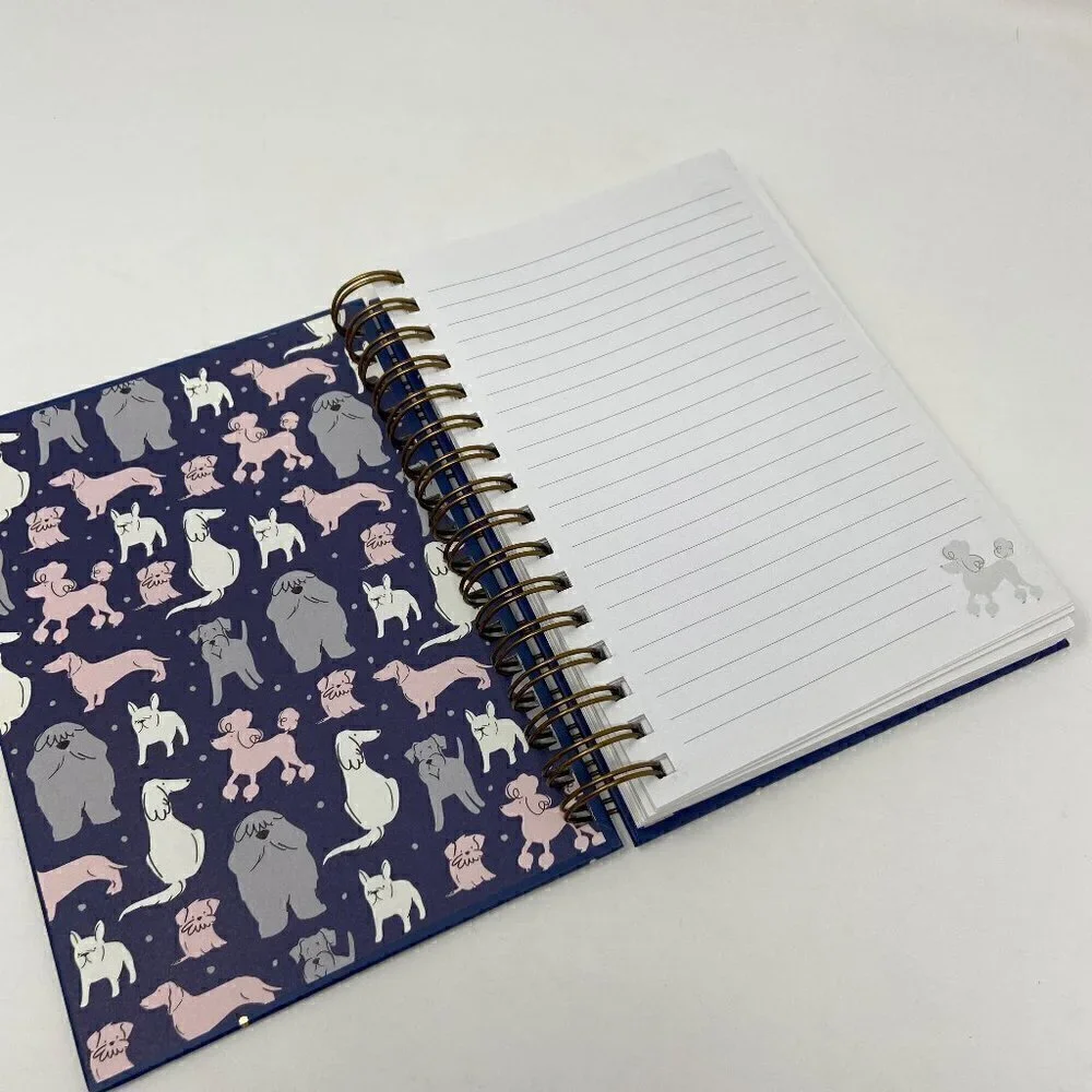 LADY JAYNE | Life is better with a Dog Spiral Bound Journal Blue